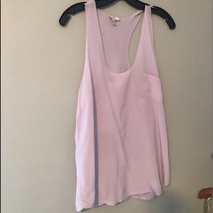 Joie silk racerback tank pocket Light mauve Size M